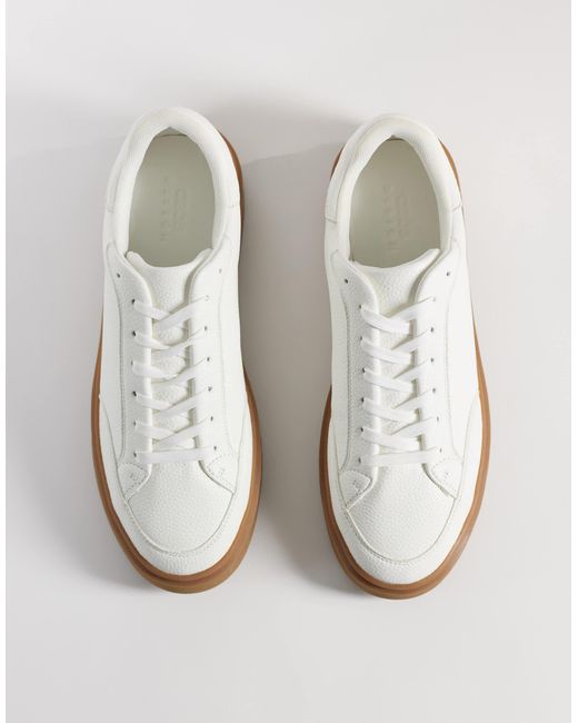ASOS – schnürsneaker in White für Herren