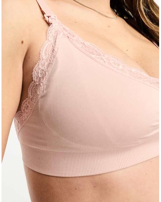 Lindex Black Mom Maternity 2 Pack Seamless Lace Bras