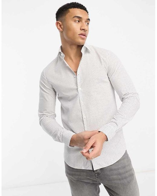 Camisa blanca slim hotsell