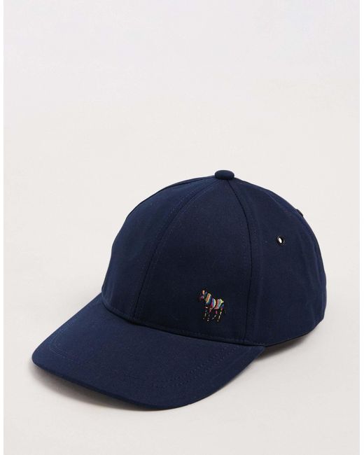 Paul Smith Blue Zebra Icon Logo Baseball Cap for men
