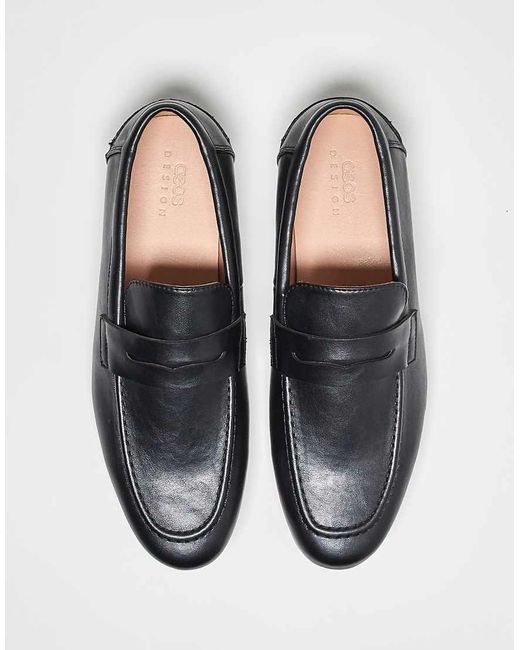 ASOS Brown Penny Loafers for men