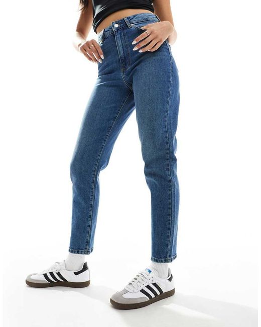 New Look Blue Beverley Mom Jeans