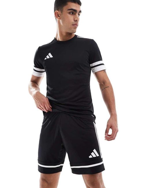 Adidas Originals Blue Adidas Football Squadra 25 Shorts for men