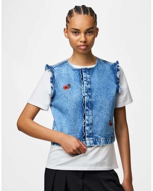 Pieces Blue Top