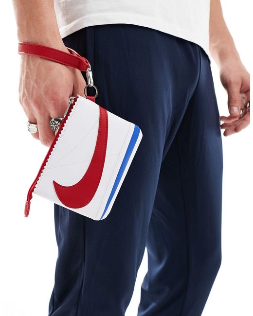 Nike Blue Icon Cortez Wristlet Bag for men