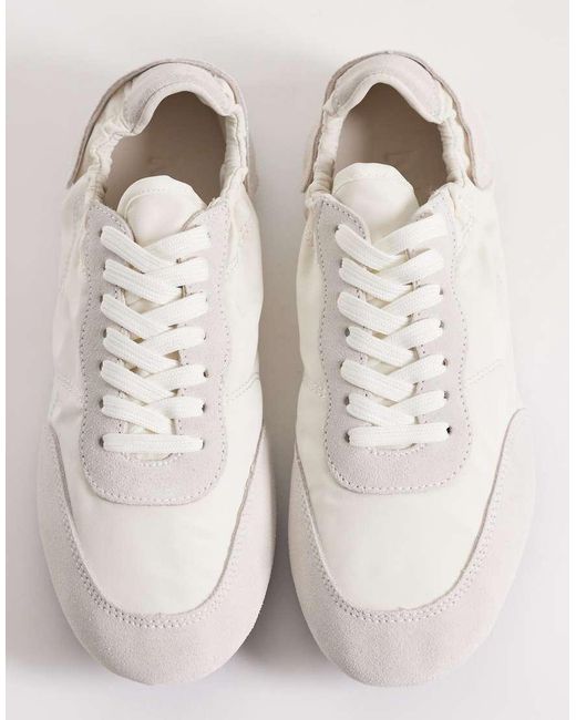 Mango White Flat Sneakers