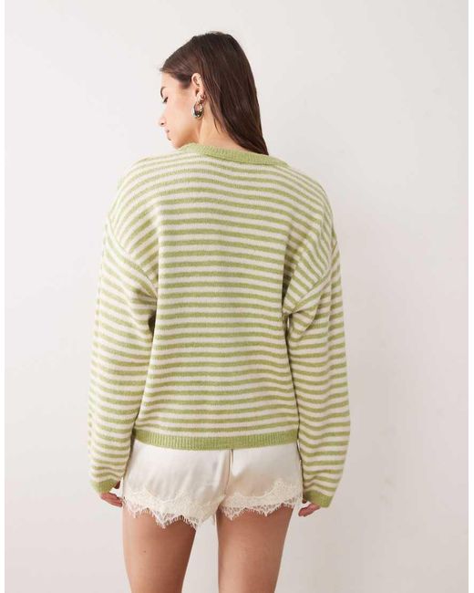 ASOS Natural Lightweight Relaxed Cardigan