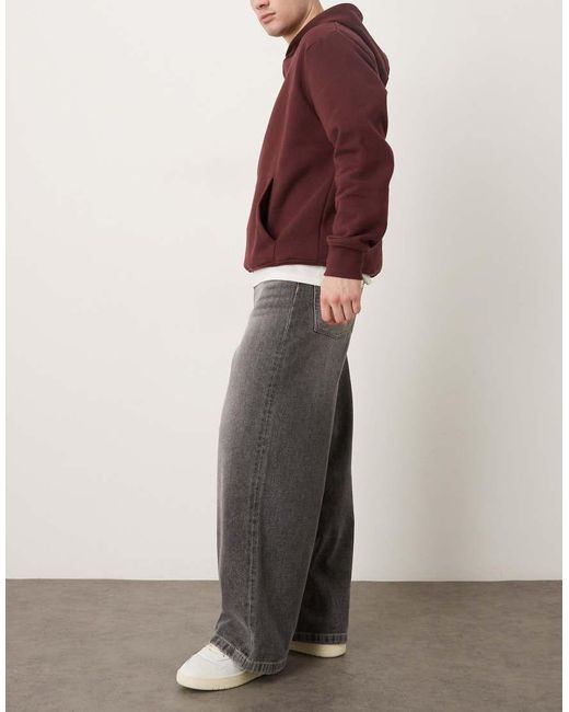 ASOS Gray Loose Jeans for men