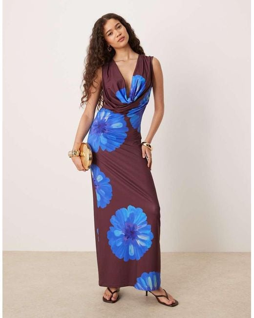 silver long formal dress Giselle Silver Sequin Occasion Wear Maxi Dress main image 1