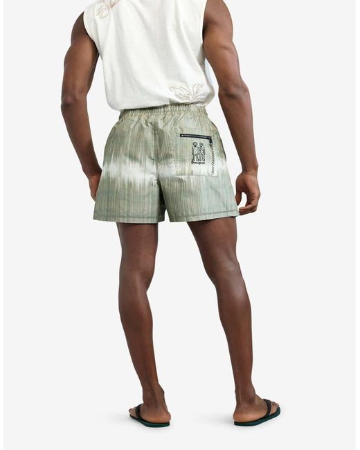 Desigual White Gradient Boxer Swimsuit for men