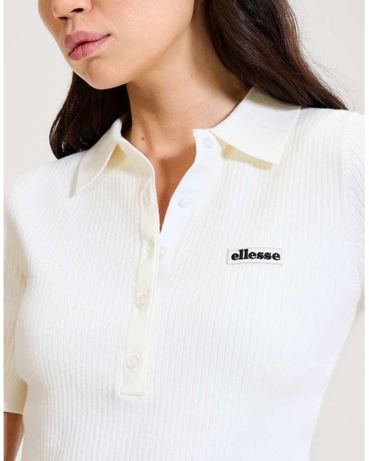 Ellesse White The Umpire Polo