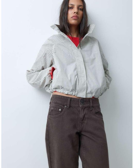Jeans Ampi A Vita Super Bassa Scuro di Levi's in Multicolor