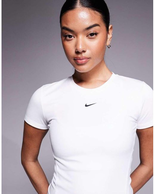 Nike Gray Nike One Training Fitted T-shirt