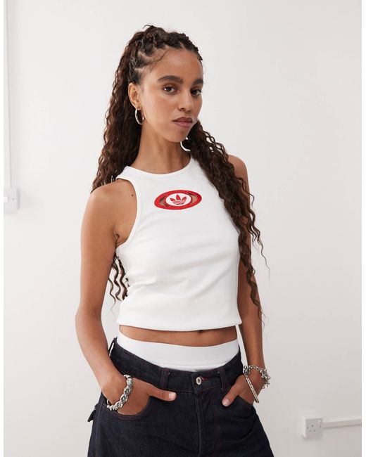Adidas Originals White Tank Top "Originals"