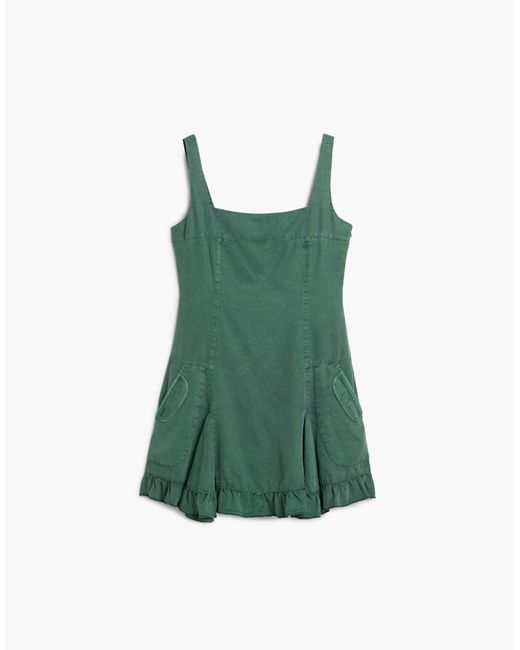 Robe courte en lyocell e Desigual en coloris Green
