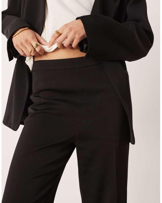 Mango Black Harry Tailored Flared Trouser Co-ord
