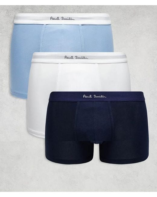 Paul Smith Blue 3 Pack Boxers for men