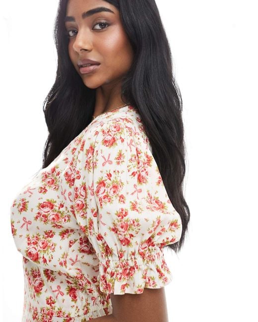 Miss Selfridge Pink Mini Tea Dress