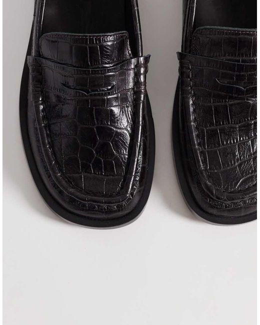 Pompeii UK Black Pompeii Vega Form Loafers