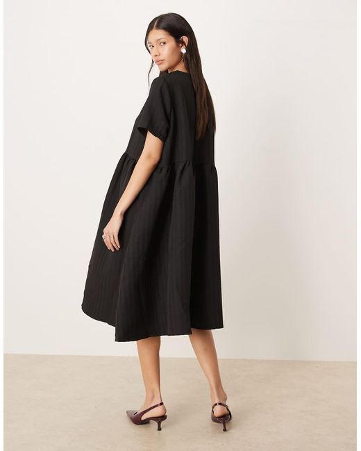 Glamorous Natural Short Sleeve Mini Dress