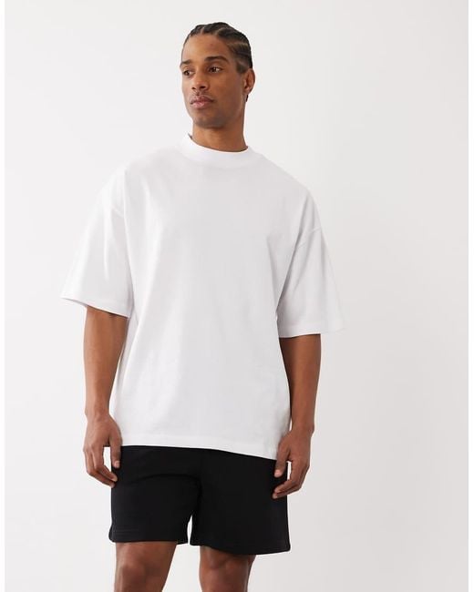 Cotton On White Everyday Fleece Short for men