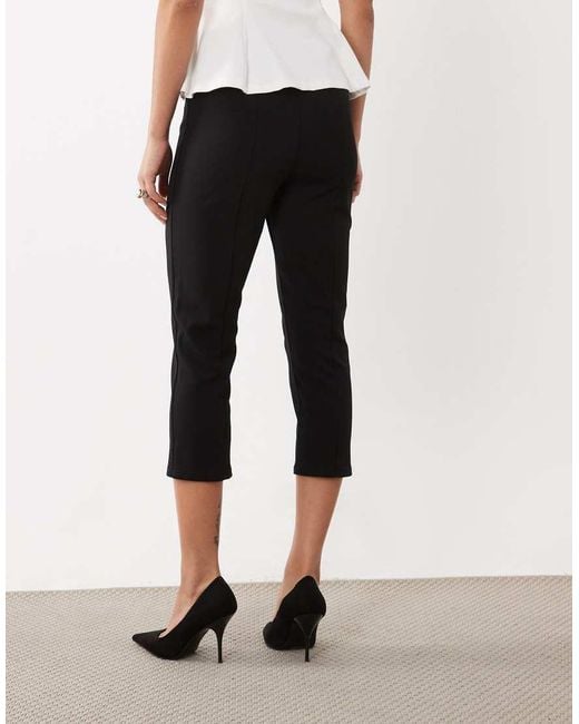 ASOS White Sculpting Longline Capri Trousers
