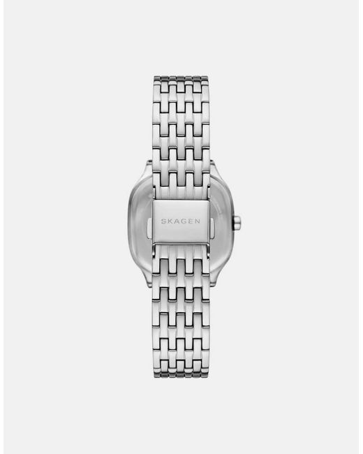 Skagen White Mellem Lille Three-Hand, Stainless Steel Watch