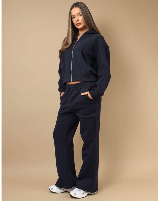 SIMMI Blue Nova Essentials Zip Through Hoodie