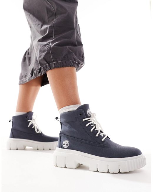 Timberland Blue Greyfield Lace Boot