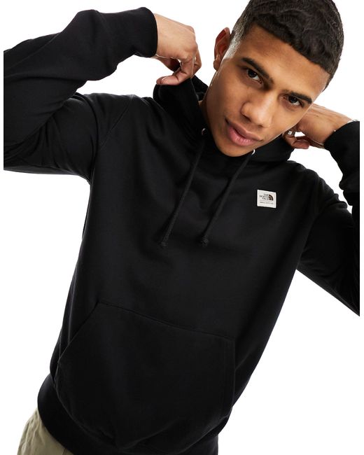 The North Face Black Heritage Patch Hoodie for men
