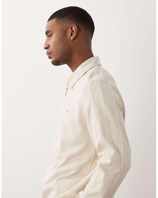 Paul Smith Natural Half Zip Sweatshirt for men