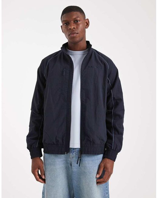 Farah Blue Wavertree Hybrid Track Jacket for men