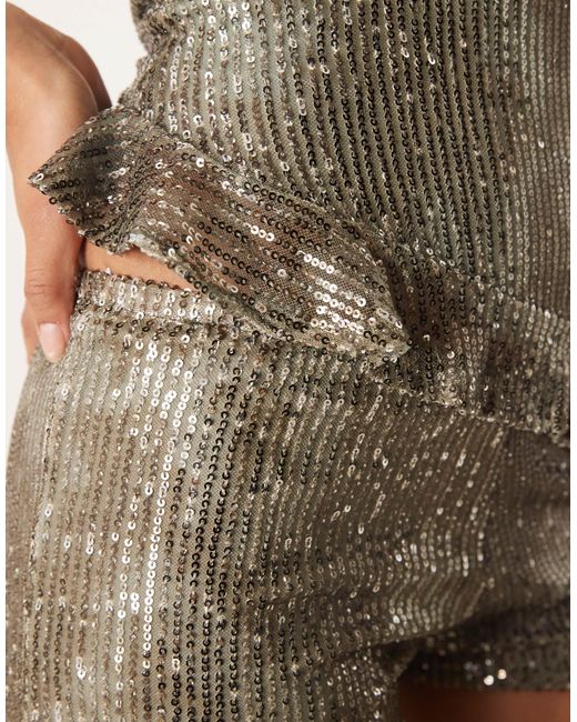 Motel Multicolor Argeila Sequin Halter Top