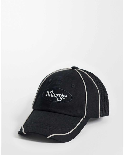Xlarge – red head – hybrid-baseballkappe in Black für Herren