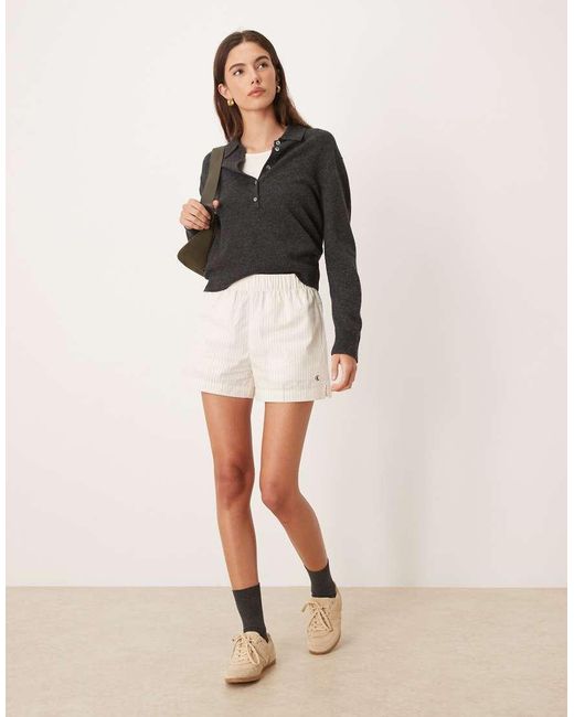 Calvin Klein Black Poplin Shorts