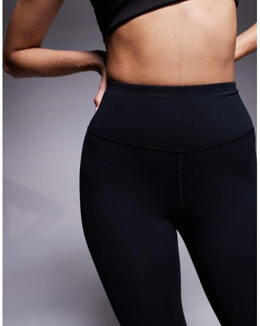 4505 Blue Hourglass Icon Soft Touch High Waist Slim Kick Yoga Legging