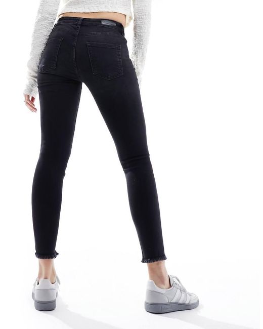 Vaqueros Capri Negros De Corte Pitillo De ONLY de color Blue
