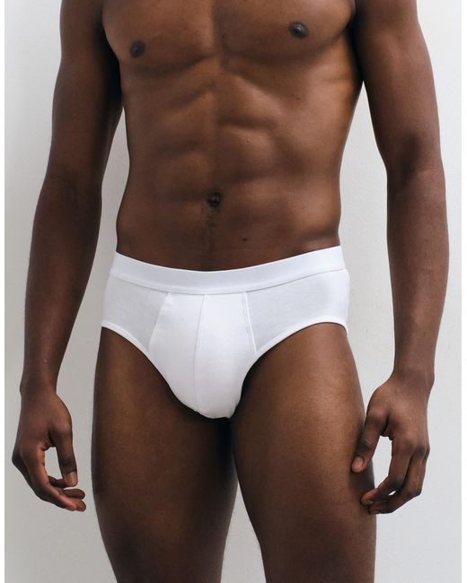 ASOS – 2er-pack e slips in Brown für Herren