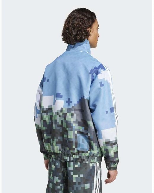 Adidas Originals Blue X Minecraft Track Top