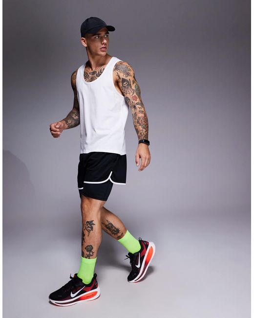 4505 Gray Running Cotton Vest With Quick Dry Finish for men