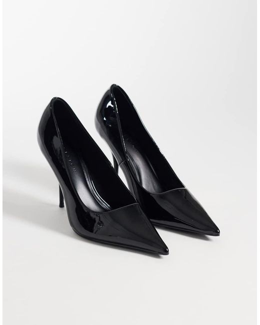 ASOS Brown Perth Pointed Stiletto High Heel Court Shoes