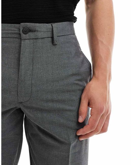 Jack & Jones Black Karl Loose Fit Smart Trouser for men