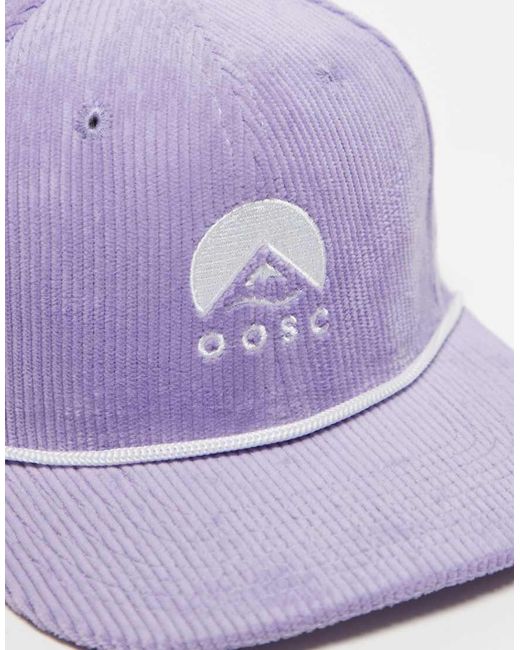 OOSC Purple Corduroy Hat
