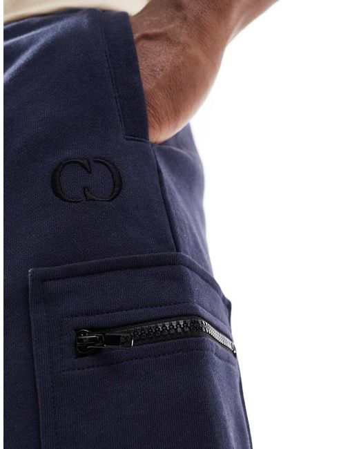 Criminal Damage Blue Dalston Short for men