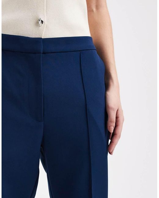 ASOS Blue Tailored Kick Flare Pants
