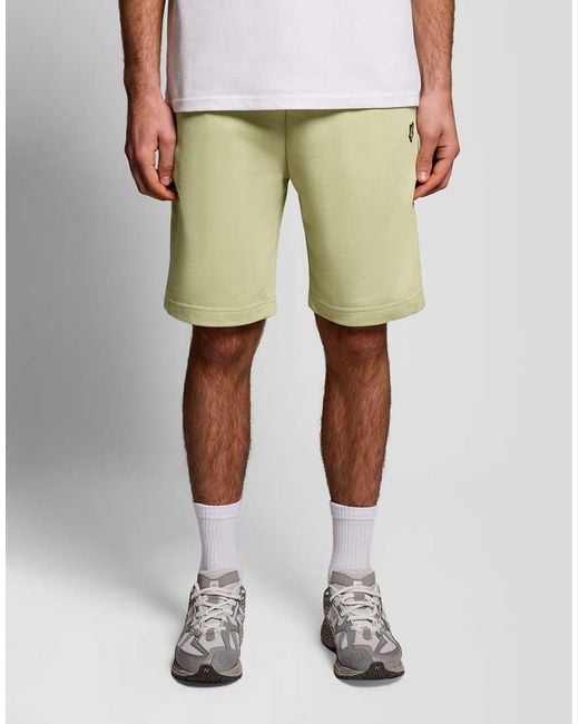 Lyle & Scott Green Mid Bottoms Sweat Short for men