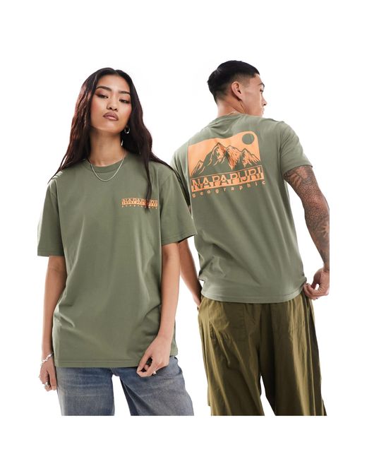 Nalu - t-shirt - foncé Napapijri en coloris Green