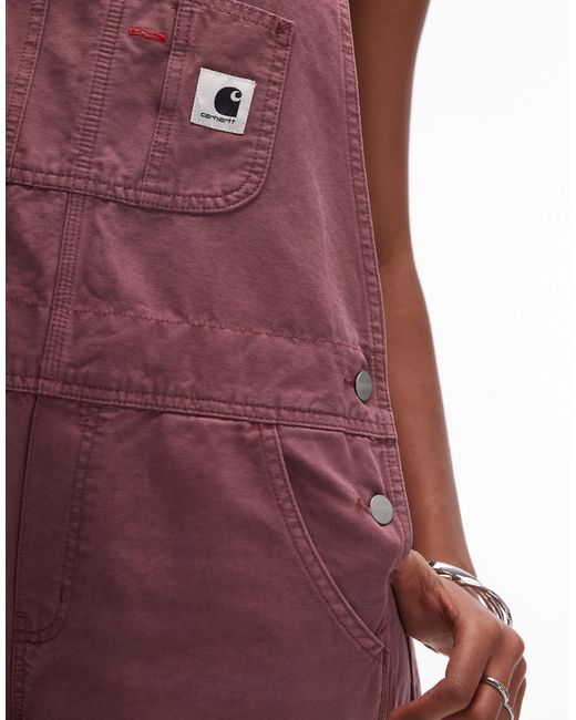 Carhartt Purple Dungaree Overalls