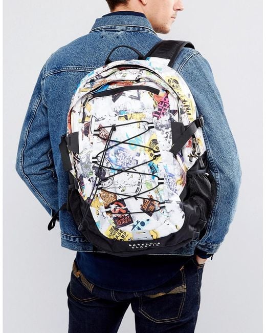 The North Face Synthetic Borealis Classic Backpack 29litre In Sticker Bomb  Print for Men | Lyst