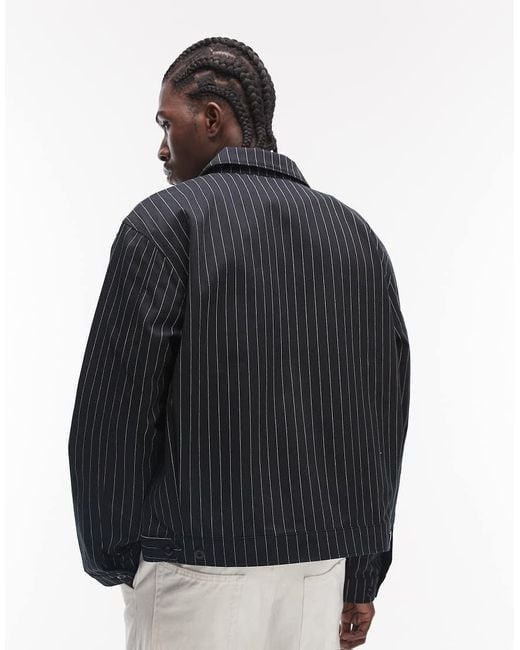 Dickies Black 247 Striped Work Jacket for men